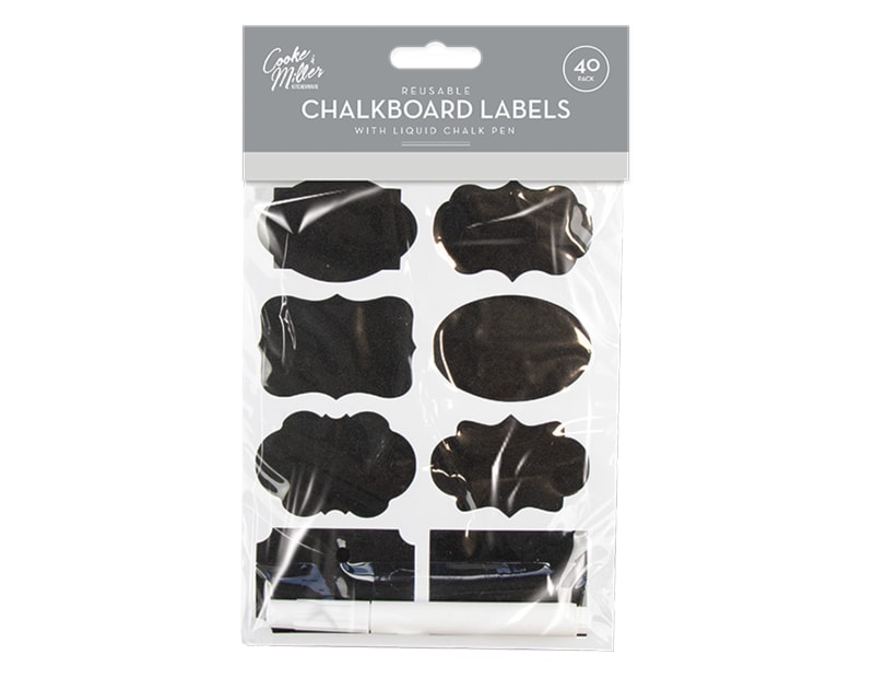 Wholesale Chalkboard Labels 40 Pack Wholesale Chalkboard Labels 40 Pack