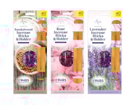 Wholesale incense sticks and holder 40pk Wholesale incense sticks and holder 40pk