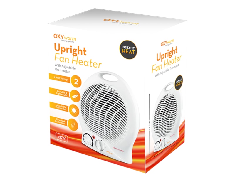 Wholesale 2KW upright Fan Heater with adjustable Thermostat Wholesale 2KW upright Fan Heater with adjustable Thermostat