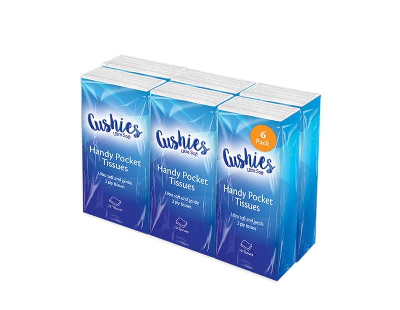 Wholesale Pocket Tissues - 6 Pack Wholesale Pocket Tissues - 6 Pack