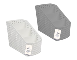 Plastic 4 Section Slim Basket Plastic 4 Section Slim Basket