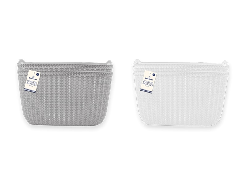 Wholesale Plastic Basket Small 2pk 3.3L Wholesale Plastic Basket Small 2pk 3.3L