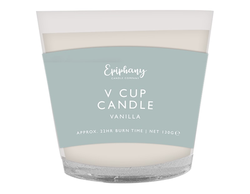 Wholesale Vanilla V Cup Candle Wholesale Vanilla V Cup Candle