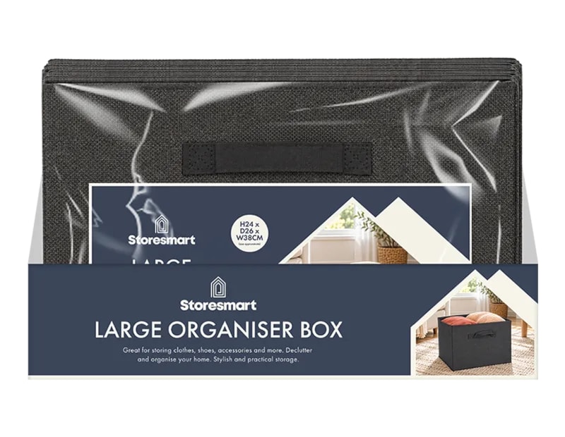 Wholesale Large Organiser Box 24x26x38cm Wholesale Large Organiser Box 24x26x38cm