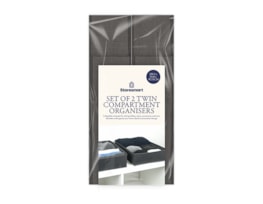 Wholesale Twin Compartment Organisers 2pk 8.5x25x40cm Wholesale Twin Compartment Organisers 2pk 8.5x25x40cm