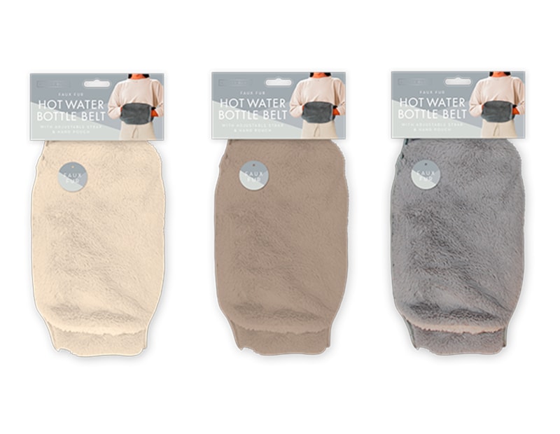 Wholesale Faux Fut Hot Water Bottle Belt