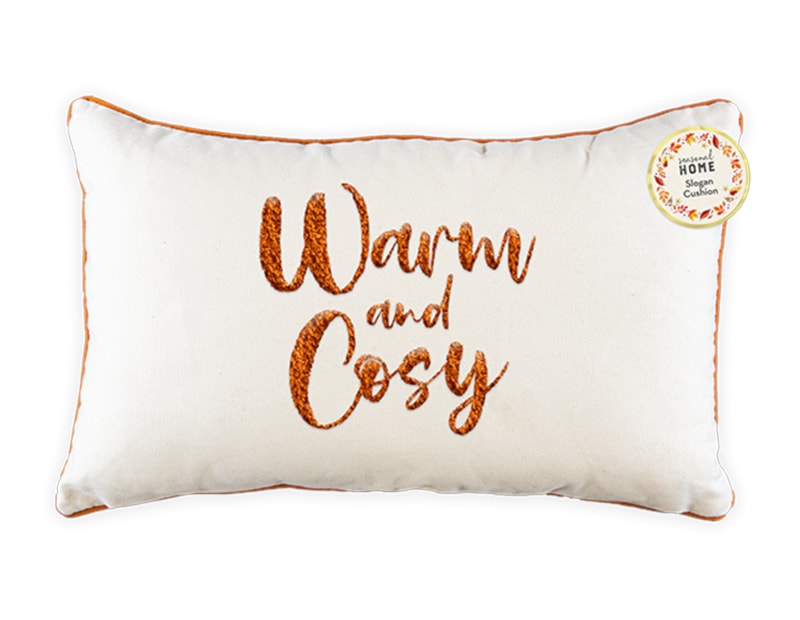 Wholesale Autumnal Slogan Cushion Wholesale Autumnal Slogan Cushion
