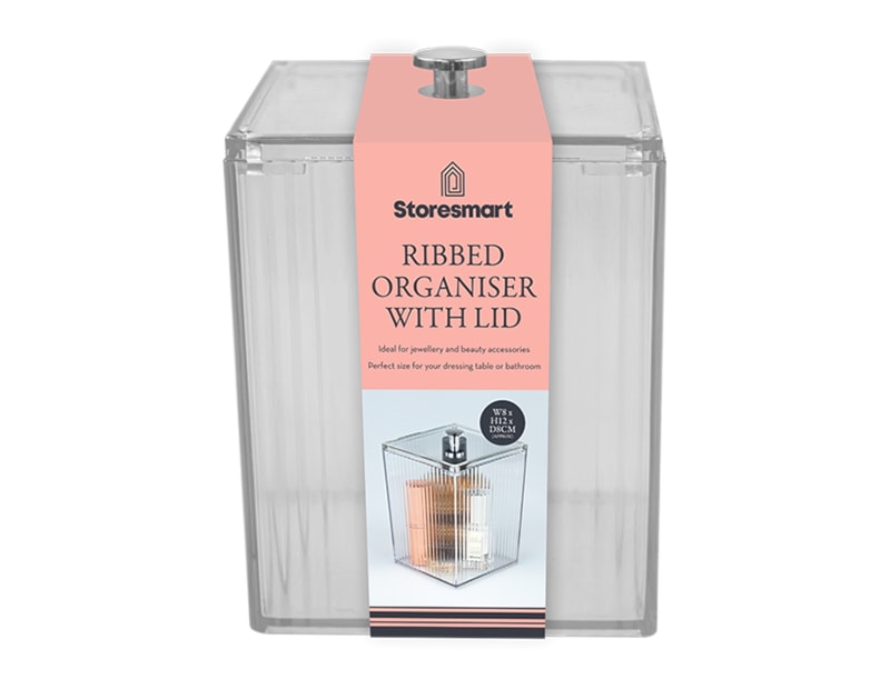 Wholesale Ribbed Organiser with Lid Wholesale Ribbed Organiser with Lid