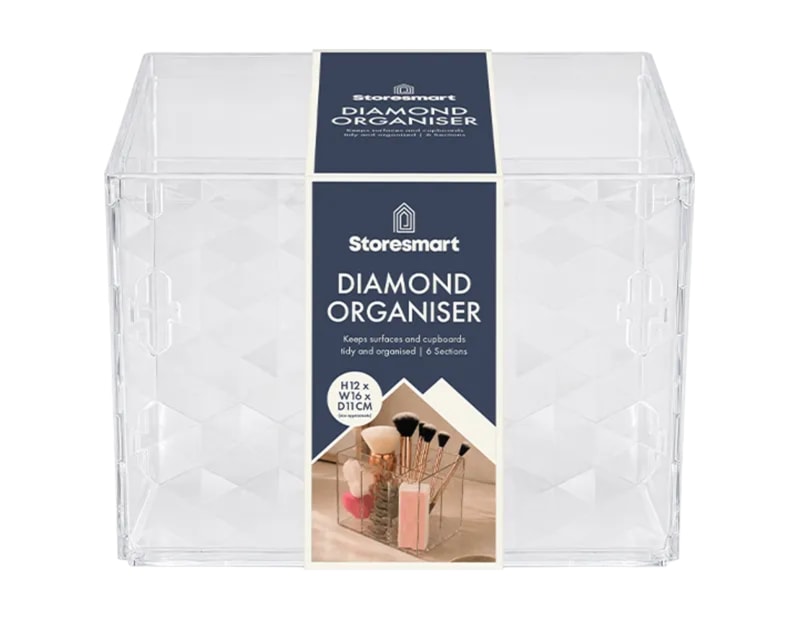 Wholesale Diamond 6 Section Organiser Wholesale Diamond 6 Section Organiser