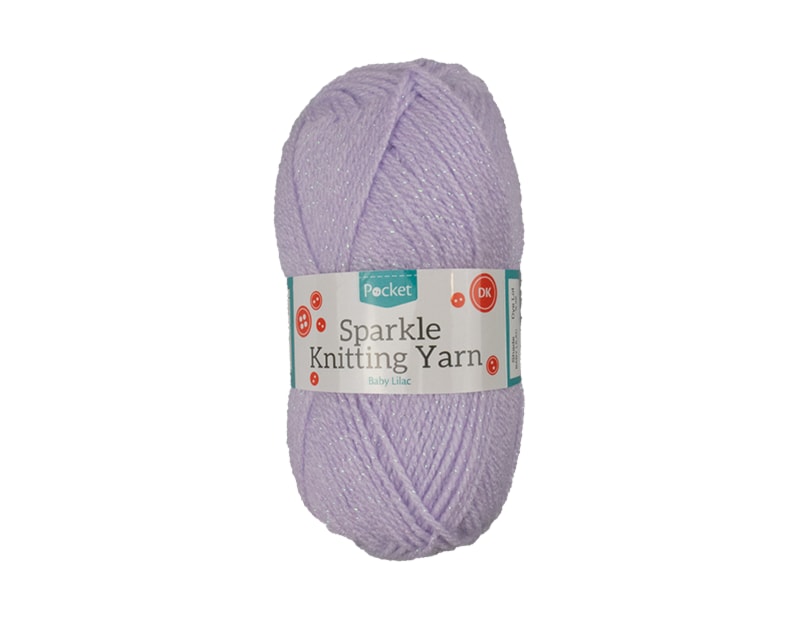 Wholesale ACRYLIC KNITTING YARN SPARKLE BABY LILAC 50G Wholesale ACRYLIC KNITTING YARN SPARKLE BABY LILAC 50G