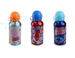 Wholesale LICENSED ALUMINUM BOTTLE 400ML ASSORTED Wholesale LICENSED ALUMINUM BOTTLE 400ML ASSORTED