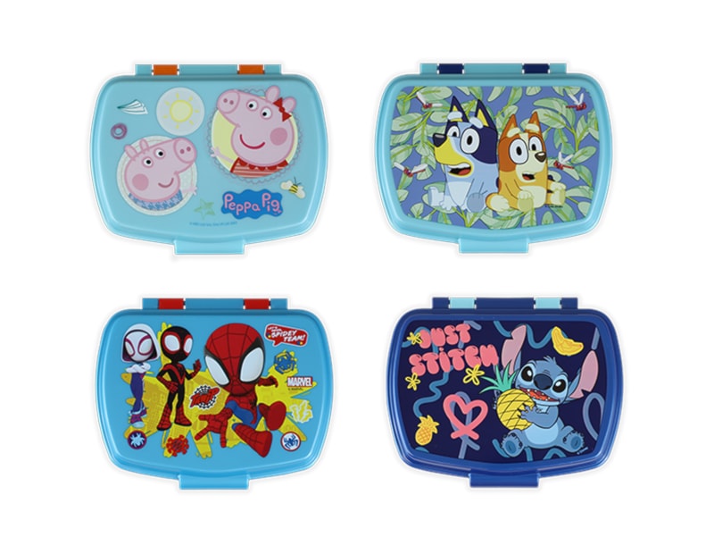 Wholesale LICENSED SANDWICH BOX ASSORTED Wholesale LICENSED SANDWICH BOX ASSORTED