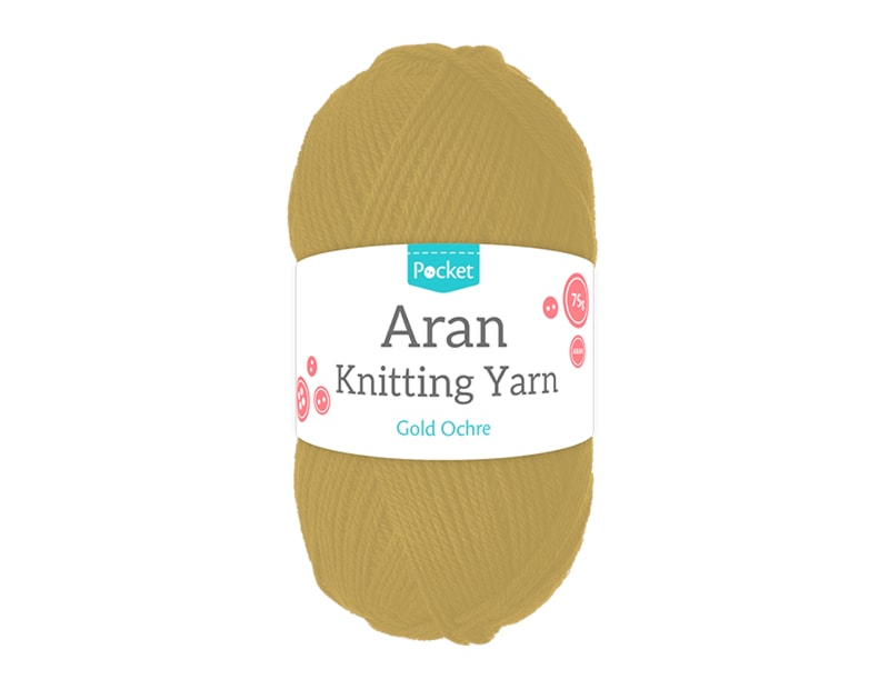 Wholesale Acrylic Aran 75g Ball Gold Ochre Wholesale Acrylic Aran 75g Ball Gold Ochre