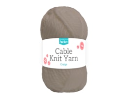 Wholesale Acrylic Cable Knit 150g Greige Wholesale Acrylic Cable Knit 150g Greige