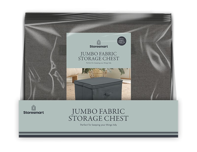 Wholesale Jumbo Printed Fabric Storage Chest 30X50X40CM CDU