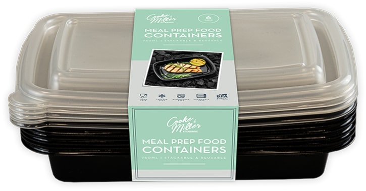 Wholesale Meal Prep Food Containers 750ML 6pk Wholesale Meal Prep Food Containers 750ML 6pk
