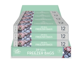 Wholesale Slide Zip Freezer Bags 12pk CDU Wholesale Slide Zip Freezer Bags 12pk CDU