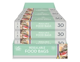 Wholesale Resealable Food Bags 30pk CDU Wholesale Resealable Food Bags 30pk CDU