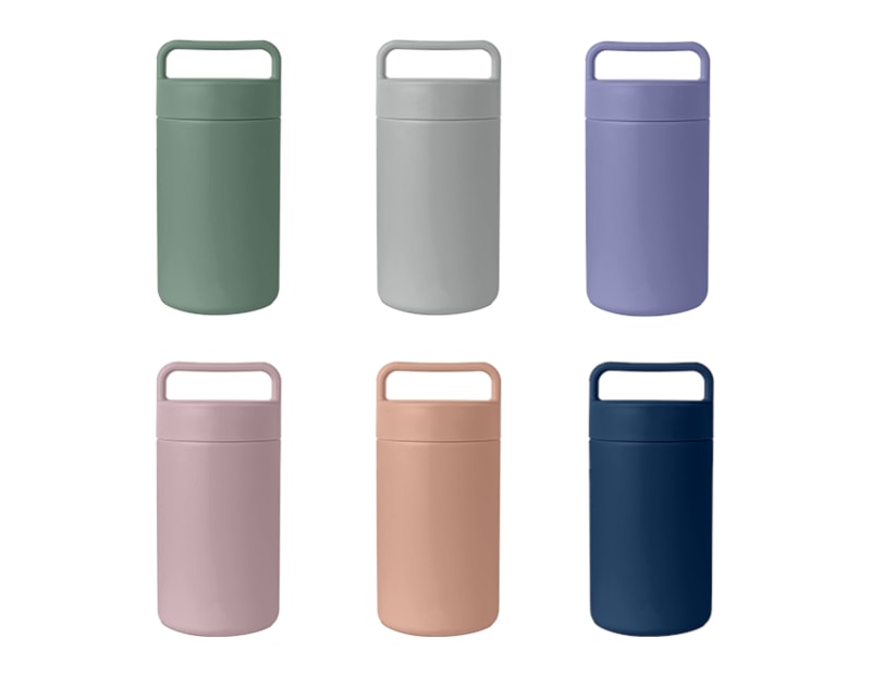 Wholesale Neutrals Double Walled Container with Handle 500ml Wholesale Neutrals Double Walled Container with Handle 500ml