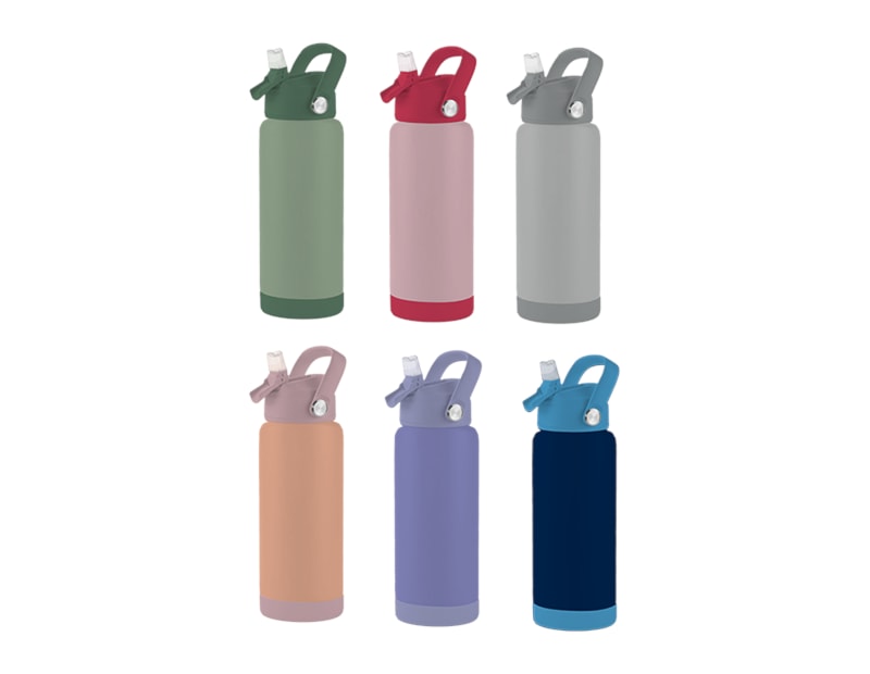 Wholesale Neutrals Multicoloured Double Walled Tumbler with Straw 550ml Wholesale Neutrals Multicoloured Double Walled Tumbler with Straw 550ml