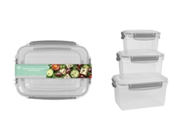 Wholesale Nestled Deep Clip Lock Food Storage - 3 PK Wholesale Nestled Deep Clip Lock Food Storage - 3 PK
