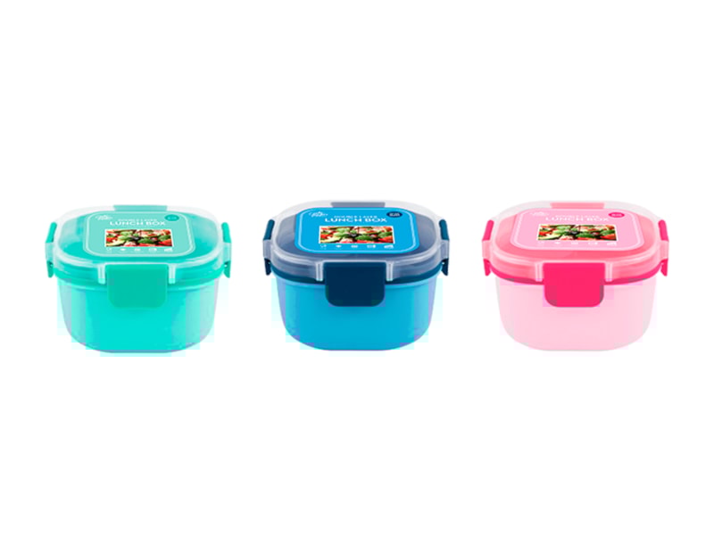Wholesale Double Layer Lunch Box With Sauce Pot 1200ml
