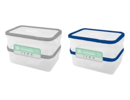 Wholesale Clip Lock Containers 450ml 2pk