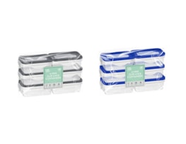 Wholesale Rectangle Clip Lock Container 200ml 6pk Wholesale Rectangle Clip Lock Container 200ml 6pk