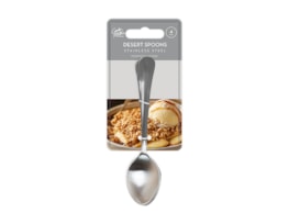Wholesale Stainless Steel Dessert Spoons 4pk Wholesale Stainless Steel Dessert Spoons 4pk
