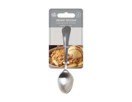 Wholesale Stainless Steel Dessert Spoons 4pk