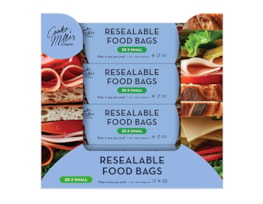 Wholesale Resealable Food Bags 30pk CDU