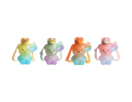 Wholesale Frosted Plastic Ombre Bear Bottle 725ML