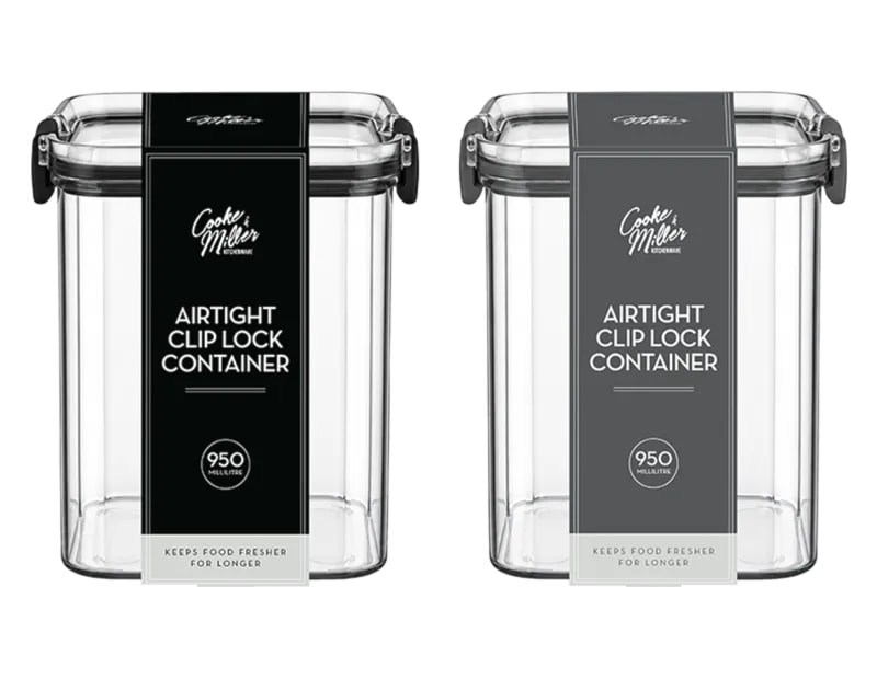 Wholesale Airtight Clip Lock Container 950ml Wholesale Airtight Clip Lock Container 950ml