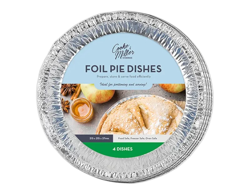 Foil Pie Dishes 4pk Foil Pie Dishes 4pk
