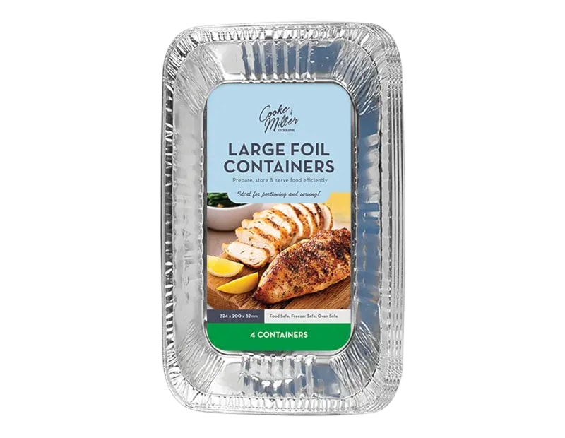 Wholesale Foil Baking Trays 4pk Wholesale Foil Baking Trays 4pk