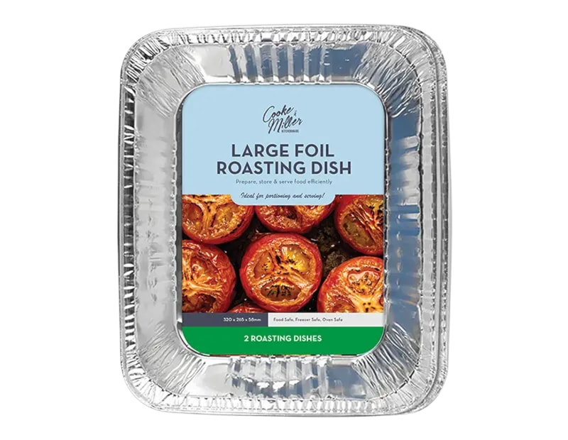 Wholesale Large Foil Roasting Dishes 2pk Wholesale Large Foil Roasting Dishes 2pk