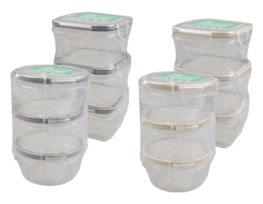 Wholesale Mini Clip Lock Containers 3pk Wholesale Mini Clip Lock Containers 3pk