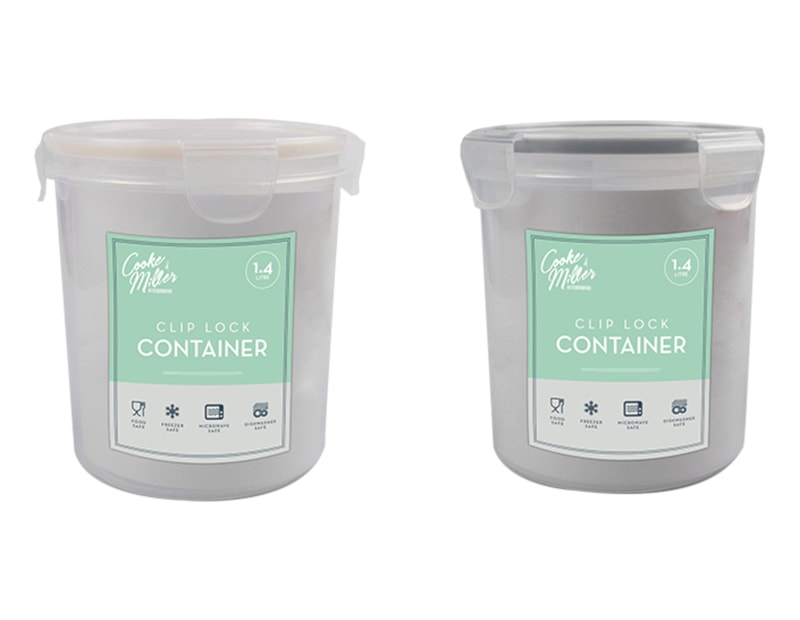 Clip lock Round Container 1400ml Clip lock Round Container 1400ml