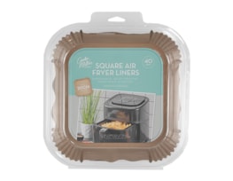 Wholesale Square Air Fryer Liners 20 x 20cm 40pk Wholesale Square Air Fryer Liners 20 x 20cm 40pk