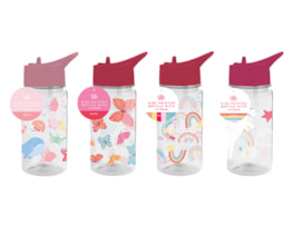 Wholesale Girls Printed Bottle With Straw 400ml Wholesale Girls Printed Bottle With Straw 400ml