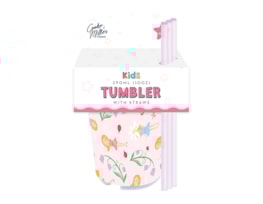 Wholesale Fairy Tumbler with Straw 3pk Wholesale Fairy Tumbler with Straw 3pk