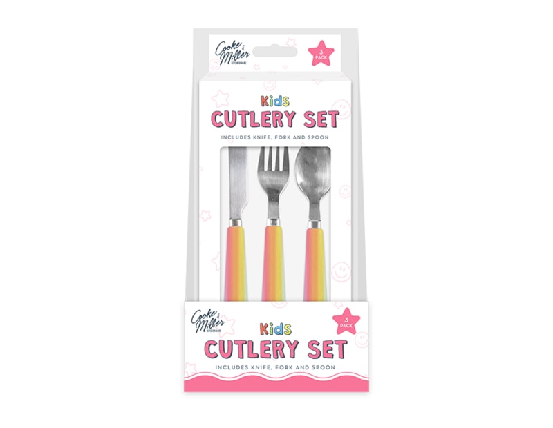 Wholesale Unicorn 3 Piece Cutlery Set CDU Wholesale Unicorn 3 Piece Cutlery Set CDU