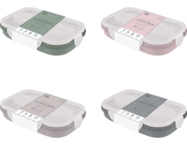 Wholesale Natural Collapsible Lunch Box With Spork Wholesale Natural Collapsible Lunch Box With Spork