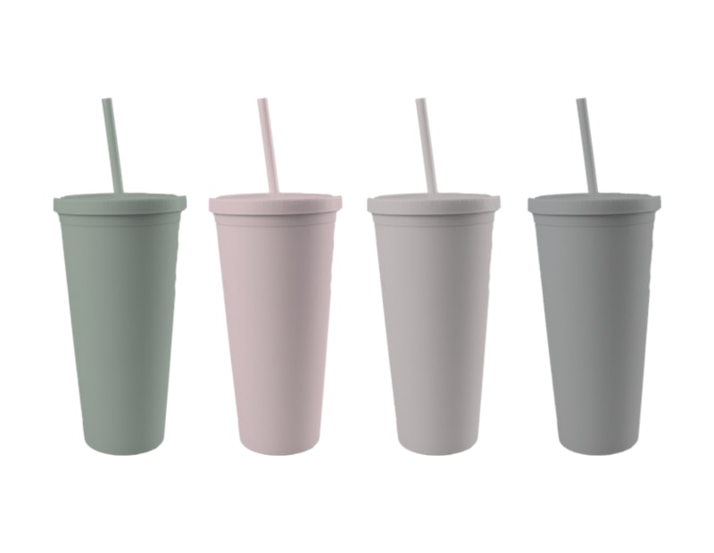 Wholesale Natural Reusable Cold Cup 600ml Wholesale Natural Reusable Cold Cup 600ml