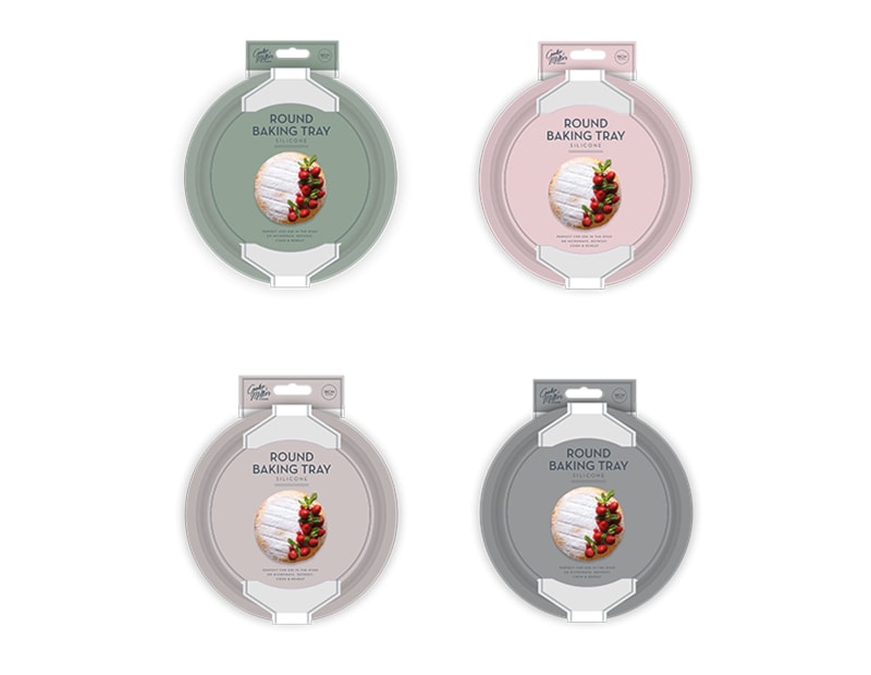 Wholesale Natural Silicone Round Baking Tray 18cm Wholesale Natural Silicone Round Baking Tray 18cm