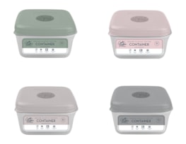 Wholesale Natural Plastic Vented Square Container 2.1L Wholesale Natural Plastic Vented Square Container 2.1L