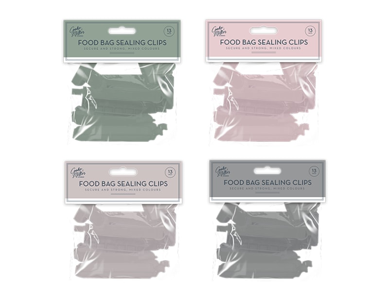 Wholesale Natural Bag Sealing Clips 13pk Wholesale Natural Bag Sealing Clips 13pk