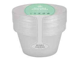 Wholesale Round Food Storage Boxes with Lids 8pk Wholesale Round Food Storage Boxes with Lids 8pk