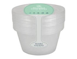 Wholesale Round Food Storage Boxes with Lids 8pk Wholesale Round Food Storage Boxes with Lids 8pk