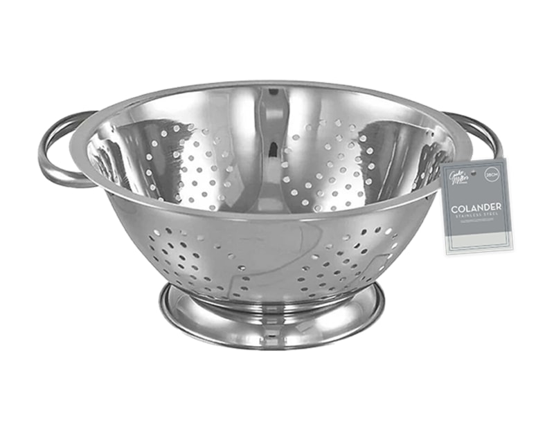 Wholesale Stainless Steel Colander 28cm Wholesale Stainless Steel Colander 28cm